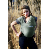 Baby šatka Je Porte Mon Bébé Basic Misty Green (elastické baby šatky JPMBB Basic)