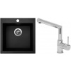 Set Sinks (dřez Viva 455 Granblack 30 + baterie Mix 350 P Chrom - lesklý) VIV30MI350P