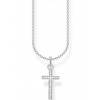 Thomas Sabo KE2043-051-14 Cross Pave Necklace, adjustable