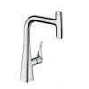 Hansgrohe Dřezová baterie Metris Select M71 s vytahovací sprškou chrom 14857000