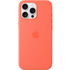 Apple iPhone 16 Pro Max Silicone Case with MagSafe - Tangerine MDGX4ZM-A