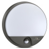 Maclean LED lampa s pohybovým senzorom, infračervená, šedá, 15W, IP54, 1100lm, MCE291 GR