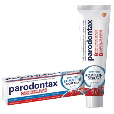 Parodontax zubná pasta Kompletná ochrana Extra Fresh 75 ml, Extra Fresh