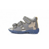 Chlapčenské kožené sandále D.D.step AC290-7025B Grey 19-24