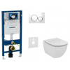 Geberit SET Duofix 111.300.00.5 +WCzávesné Id.Stand. TESI Aquablade+sedSC+Sigma20 Biel/Chr 111.300.00.5 NU4