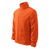 MALFINI Pánska fleecová mikina JACKET Farba: Oranžová, Veľkosť: L