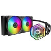 Cooler Master vodní chladič MasterLiquid 240 Atmos ARGB, 2x120mm, černá MLX-D24M-A25PZ-R1