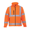PORTWEST HI-VIS S428 / Reflexná softshelová bunda (3L) 2v1 - HV oranžová M