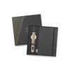 Parker 1502/3291697 IM Brushed Metal GT guľôčkové pero darčeková súprava so zápisníkom