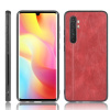 Kožený kryt na Xiaomi Mi Note 10 Lite - Červená