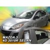 Deflektory - Mazda 3 Sedan 2009-2013 (+zadné)
