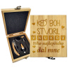 Sablio Darčeková sada na víno Keď Boh stvoril vnukov: 147×168×49 mm