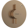 HANSGROHE DuoTurn S batéria pod omietku pre 1 spotrebič, kartáčovaný bronz, 75618140