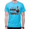 tricko, Farba tyrkysová modrá, Strih/ Variant Pánsky / UNISEX