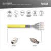 DIGITUS CAT 7A S/FTP, datový kabel – instalační kabel, 500 m, simplex, Cca, GHMT PVP certifikace DK-1744-A-VH-5
