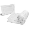 Detská 2D sada prikrývka a vankúš DELUXE do postieľky 120x90, 40x60cm - biela Sensillo