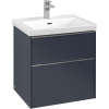 VILLEROY & BOCH Subway 3.0 závesná skrinka pod umývadlo, 2 zásuvky, 572 x 478 x 429 mm, Marine Blue, C57800VQ