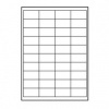 Logo etikety 48.5mm x 25.4mm, A4, matné, biele, 44 etikiet, 140g/m2, balené po 25 ks, pre atramento 32206