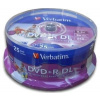 Verbatim DVD+R(25-pack)DoubleLayer/InkjetPrintabl/8x/8,5GB 43667
