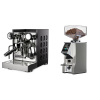 Rocket Espresso Appartamento TCA, black/black + Eureka Mignon Specialita Smart, CR chrome