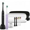 TrueLife SonicBrush Compact sonická zubná kefka Duo Black / Lavender 2 ks