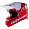 ALPINESTARS prilba SUPERTECH S-M8 RADIUM 2, 2023, červená/biela, veľ. XL