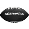 Mini lopta na americký futbal Wilson MINI NFL TEAM SOFT TOUCH FB BL SE čierna,biela