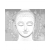 ZUTY Bodkovanie - MEDITUJÚCI BUDDHA Rámovanie: vypnuté plátno na rám, Rozmer: 80x100 cm