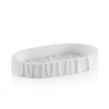 KELA Miska na mydlo Merida polyresin biela 15,0x9,0x2,5cm KL-23760