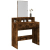 Toaletný stolík so zrkadlom dymový dub 80x41x144,5 cm-ForU-848175