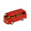 Kovap Auto VW mikrobus T2 červený kov 12cm v krabičke Kovap