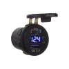 USB nabíjačka QC3.0 + USB-C, digitálny voltmeter do panelu