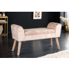 LuxD Dizajnová lavica Dafina 90 cm béžový zamat