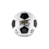 Teddies Lopta futbalová šitá koža 23cm veľ. 5 čierno biely