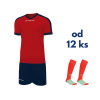 Futbalová sada Givova revolution pre celé mužstvo, od 12 ks, červená / tmavo modrá počet ks v sade: 20 hráčskych setov