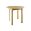 Drevený jedálenský stôl BM105 borovice priemer 120cm Odtieň: dub
