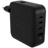 HYPER HyperJuice® 100W USB-C HJ1002BKWWGL cestovná nabíjačka 4 x 1x USB-A, 3x USB-C® GaN , s adaptérom pre Európu, s britským adaptérom, s americkým adaptérom,; HJ1002BKWWGL