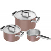 ZWILLING PURE 3 ks - sada hrncov z nerezovej ocele 18/10 na indukciu s dnom SIGMA Classic+