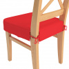Dekoria Sedák na stoličku Ingolf, červená, návlek na stoličku Inglof, Loneta, 133-43