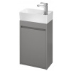 Cersanit SET B107 CREA skrinka + CREA 40 umývadlo, Šedá Matná S801-281 S801-281