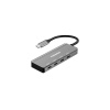 PremiumCord 5G SuperSpeed Hub USB-C na 4x USB 3.2 C Aluminum ku31hub10