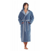 Pánsky župan Tampa duo s kapucňou 3959 denim light - Vestis nadměr 3XL