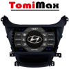 TomiMax Hyundai Elantra 2014-2016 Android 14 autorádio s WIFI, GPS, USB, BT HW výbava: 8 Core 8GB+128GB HIGH