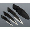 VRHACIE NOŽE ŠÍPKY NINJA 3 x 16 cm NAUČTE SA HÁDZAŤ NOŽE 1803