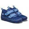Detské barefoot topánky Affenzahn Low Boot Knit Happy Elephant 24 modrá 24