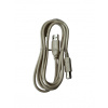 USB kabel (2.0), USB A/USB B, 1,8m, šedý