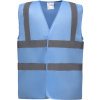 Yoko | HVW100 Hi-Vis bezpečnostná vesta_79.W100 Farba: sky blue, Veľkosť: M