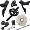 Sada SHIMANO 105 R7100 Di2 Black 12s 172,5 mm 50/34
