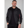 ALPHA INDUSTRIES Bunda MA-1 LW Hooded PZ - čierna (116113/03) Veľkosť: S/Regular