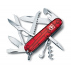 Victorinox Huntsman transparentná červená